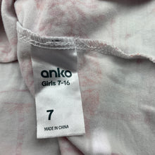 Load image into Gallery viewer, Girls Anko, lightweight stretchy t-shirt / top, racoon, GUC, size 7,  