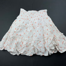 Load image into Gallery viewer, Girls Target, cotton lined linen blend skirt, elasticated, L: 34cm, GUC, size 10,  