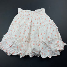 Load image into Gallery viewer, Girls Target, cotton lined linen blend skirt, elasticated, L: 34cm, GUC, size 10,  