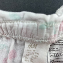 Load image into Gallery viewer, Girls H&amp;M, cotton shorts, elasticated, FUC, size 1,  