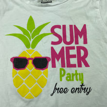 Load image into Gallery viewer, Girls PIAZA ITALIA GIRLS, cotton t-shirt / top, FUC, size 5-6,  