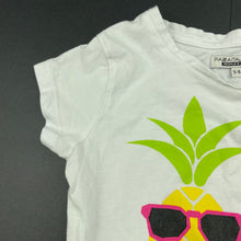 Load image into Gallery viewer, Girls PIAZA ITALIA GIRLS, cotton t-shirt / top, FUC, size 5-6,  