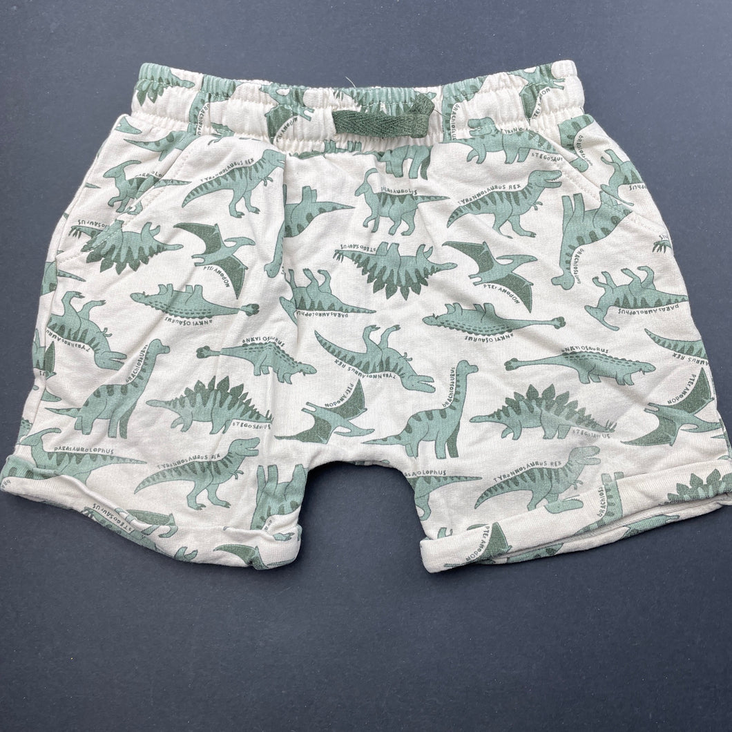 Boys Dymples, cotton shorts, elasticated, dinosaurs, GUC, size 1,  