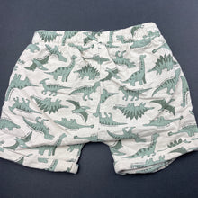 Load image into Gallery viewer, Boys Dymples, cotton shorts, elasticated, dinosaurs, GUC, size 1,  