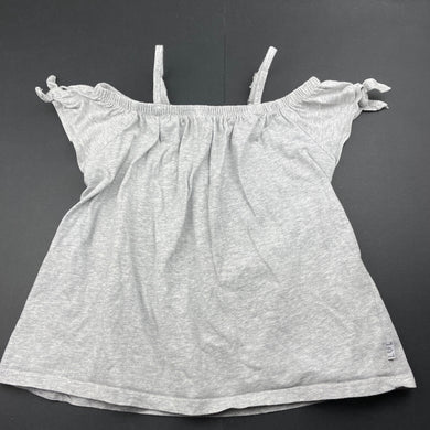 Girls Target, grey / silver summer top, GUC, size 7,  