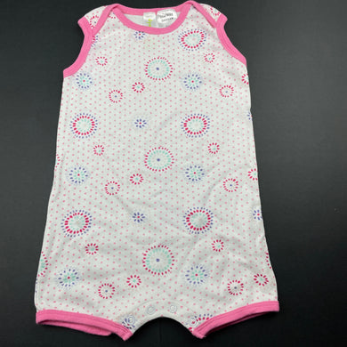 Girls Dymples, soft cotton romper, EUC, size 1,  