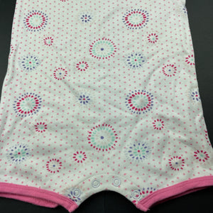 Girls Dymples, soft cotton romper, EUC, size 1,  