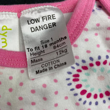 Load image into Gallery viewer, Girls Dymples, soft cotton romper, EUC, size 1,  