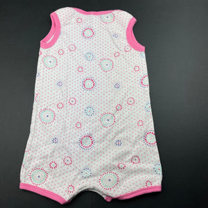 Girls Dymples, soft cotton romper, EUC, size 1,  