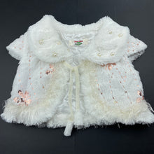 Load image into Gallery viewer, Girls Clever Bean, embellished faux fur vest / jacket, FUC, size 3,  