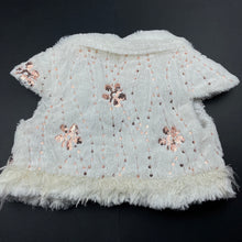 Load image into Gallery viewer, Girls Clever Bean, embellished faux fur vest / jacket, FUC, size 3,  
