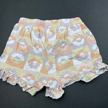 Load image into Gallery viewer, Girls KID, floral cotton shorts, elasticated, FUC, size 6,  