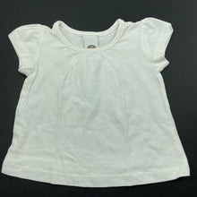 Load image into Gallery viewer, Girls Tiny Little Wonders, white cotton t-shirt / top, GUC, size 00,  
