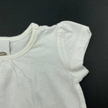 Load image into Gallery viewer, Girls Tiny Little Wonders, white cotton t-shirt / top, GUC, size 00,  