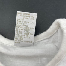 Load image into Gallery viewer, Girls Tiny Little Wonders, white cotton t-shirt / top, GUC, size 00,  