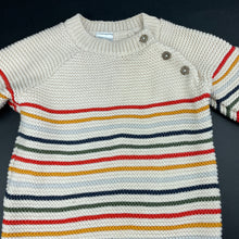 Load image into Gallery viewer, unisex Baby Berry, chunky knit cotton romper, EUC, size 1,  