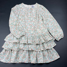 Load image into Gallery viewer, Girls Target, lined floral long sleeve dress, EUC, size 6, L: 63cm