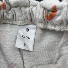 Load image into Gallery viewer, Girls Target, cotton casual shorts, elasticated, rainbows, EUC, size 7,  