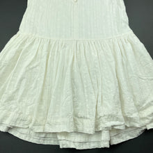 Load image into Gallery viewer, Girls Anko, lined embroidered cotton dress, FUC, size 4, L: 52cm