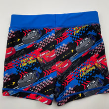 Load image into Gallery viewer, Boys Disney, Cars, swim shorts, elasticated, FUC, size 4,  