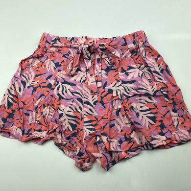 Girls Anko, lightweight shorts, elasticated, GUC, size 8,  