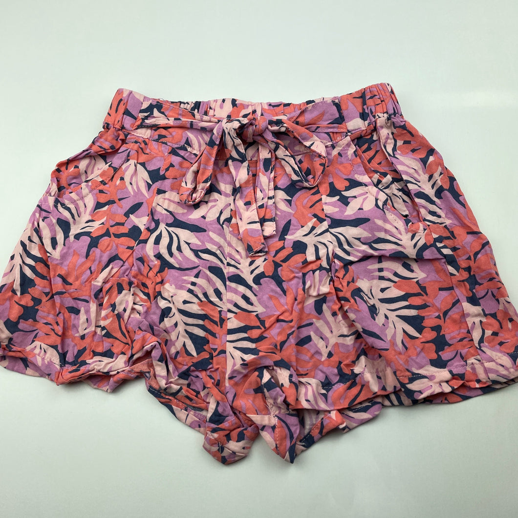 Girls Anko, lightweight shorts, elasticated, GUC, size 8,  