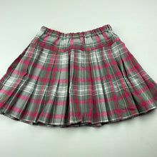 Load image into Gallery viewer, Girls Target, checked pleated skirt, adjustable, L: 30cm, GUC, size 5,  