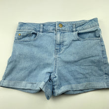 Load image into Gallery viewer, Girls Anko, blue stretch denim shorts, adjustable, GUC, size 12,  