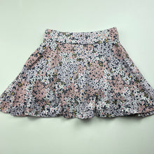 Load image into Gallery viewer, Girls Anko, floral cotton skirt, built-in shorts, elasticated, GUC, size 4,  