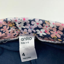 Load image into Gallery viewer, Girls Anko, floral cotton skirt, built-in shorts, elasticated, GUC, size 4,  