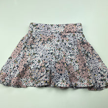 Load image into Gallery viewer, Girls Anko, floral cotton skirt, built-in shorts, elasticated, GUC, size 4,  