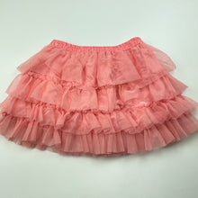 Load image into Gallery viewer, Girls H&amp;T, lined tiered tulle party skirt, elasticated, L: 25cm, EUC, size 3,  