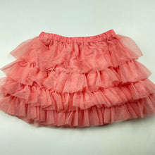 Load image into Gallery viewer, Girls H&amp;T, lined tiered tulle party skirt, elasticated, L: 25cm, EUC, size 3,  