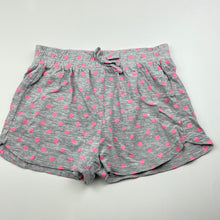 Load image into Gallery viewer, Girls Emerson, grey marle shorts, elasticated, GUC, size 6,  