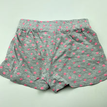 Load image into Gallery viewer, Girls Emerson, grey marle shorts, elasticated, GUC, size 6,  