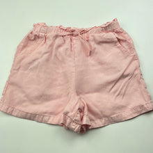 Load image into Gallery viewer, Girls Seed, pink lyocell shorts, elasticated, EUC, size 8,  
