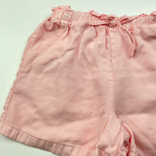 Load image into Gallery viewer, Girls Seed, pink lyocell shorts, elasticated, EUC, size 8,  