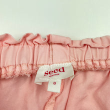 Load image into Gallery viewer, Girls Seed, pink lyocell shorts, elasticated, EUC, size 8,  