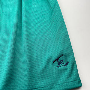 Girls Tia Sport, green sports skirt, elasticated, L: 37cm, GUC, size 14,  