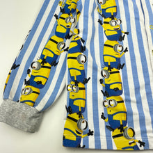 Load image into Gallery viewer, Boys Peter Alexander, Minions long sleeve pyjama top, wash fade &amp; marks, FUC, size 6,  