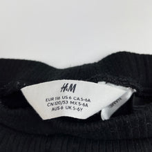 Load image into Gallery viewer, Girls H&amp;M, stretchy ribbed pants, elasticated, Inside leg: 46cm, pilling, FUC, size 6,  