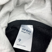 Load image into Gallery viewer, Boys Anko, fleece lined hoodie sweater, mark on hood, FUC, size 9,  