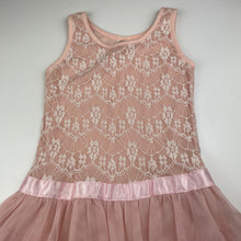 Load image into Gallery viewer, Girls X.X.X. BEAR, lace &amp; tulle party dress, mark back skirt, FUC, size 5, L: 60cm