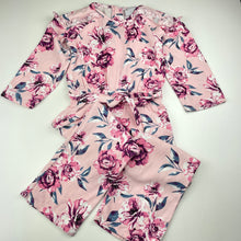 Load image into Gallery viewer, Girls B Collection, floral ruffle jumpsuit, FUC, size 5,  