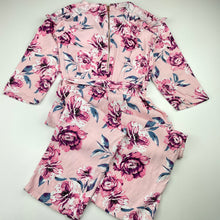 Load image into Gallery viewer, Girls B Collection, floral ruffle jumpsuit, FUC, size 5,  