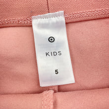 Load image into Gallery viewer, Girls Target, pink stretchy pants, elasticated, Inside leg: 43cm, FUC, size 5,  