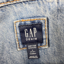 Load image into Gallery viewer, unisex GAP, distressed denim jacket, poppers, GUC, size 4,  