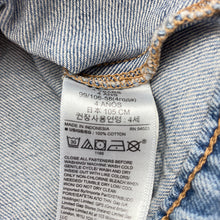 Load image into Gallery viewer, unisex GAP, distressed denim jacket, poppers, GUC, size 4,  