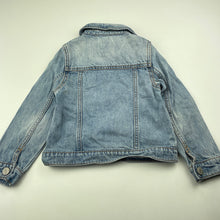 Load image into Gallery viewer, unisex GAP, distressed denim jacket, poppers, GUC, size 4,  