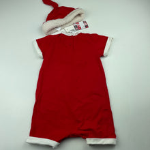 Load image into Gallery viewer, unisex Baby Berry, Christmas novelty romper &amp; hat, NEW, size 0,  